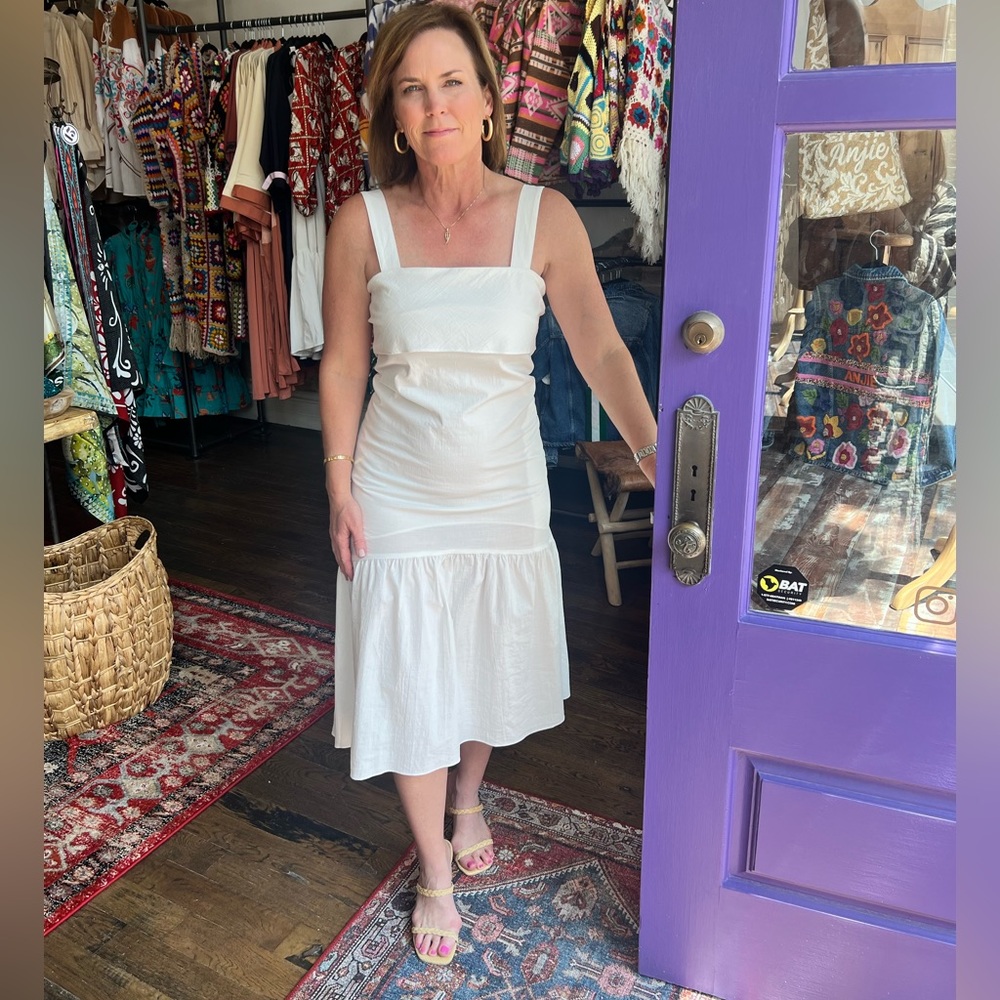 Pinch White linen dress